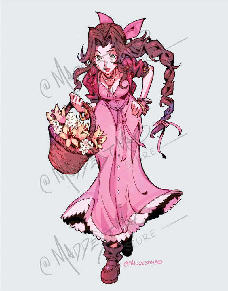 Aerith Gainsborough - Art Print
