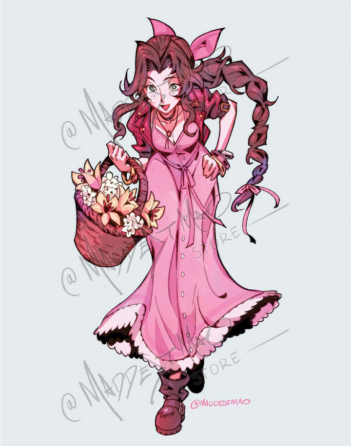 Aerith Gainsborough - Art Print
