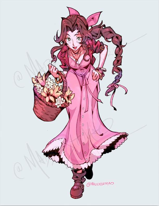 Aerith Gainsborough - Art Print