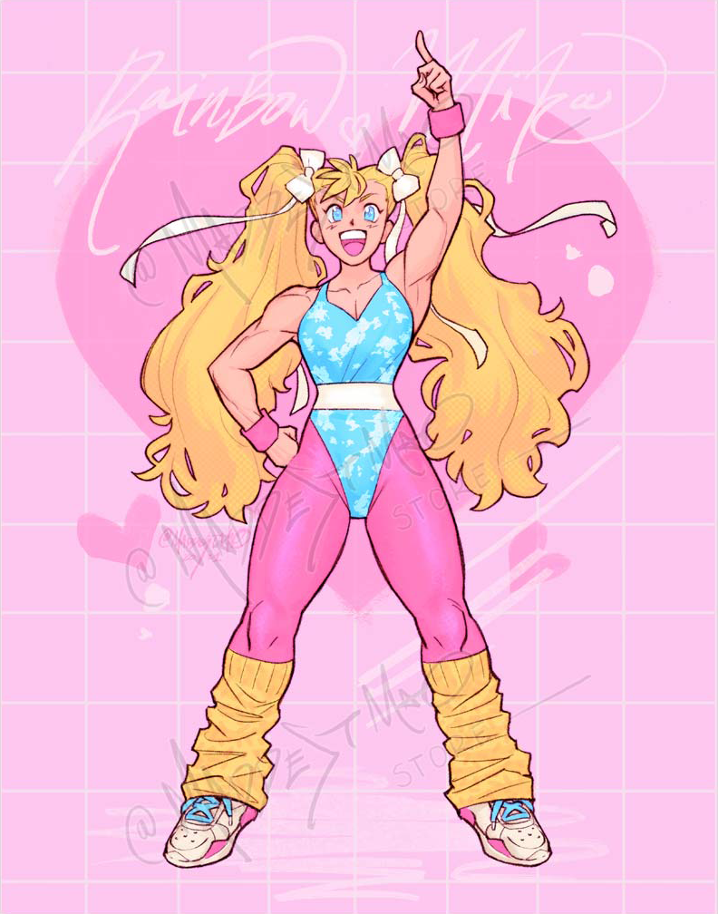 Aerobics Mika - Art Print