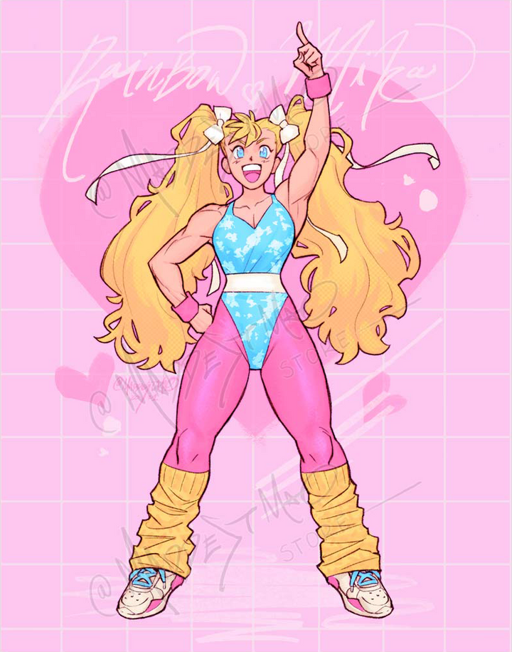 Aerobics Mika - Art Print