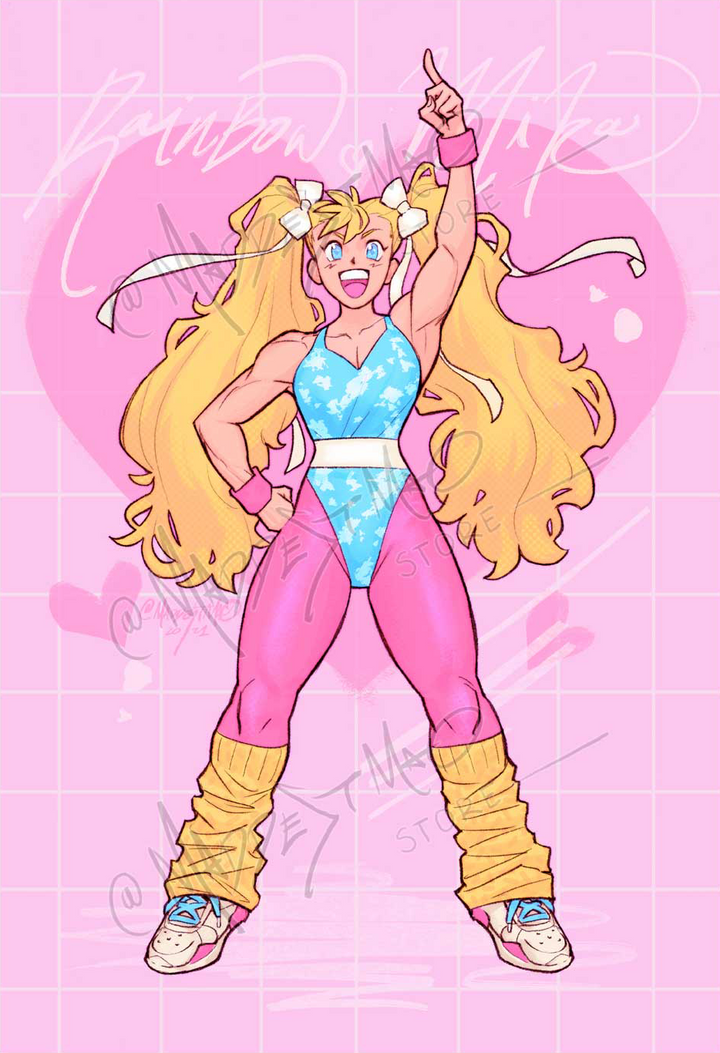 Aerobics Mika - Art Print