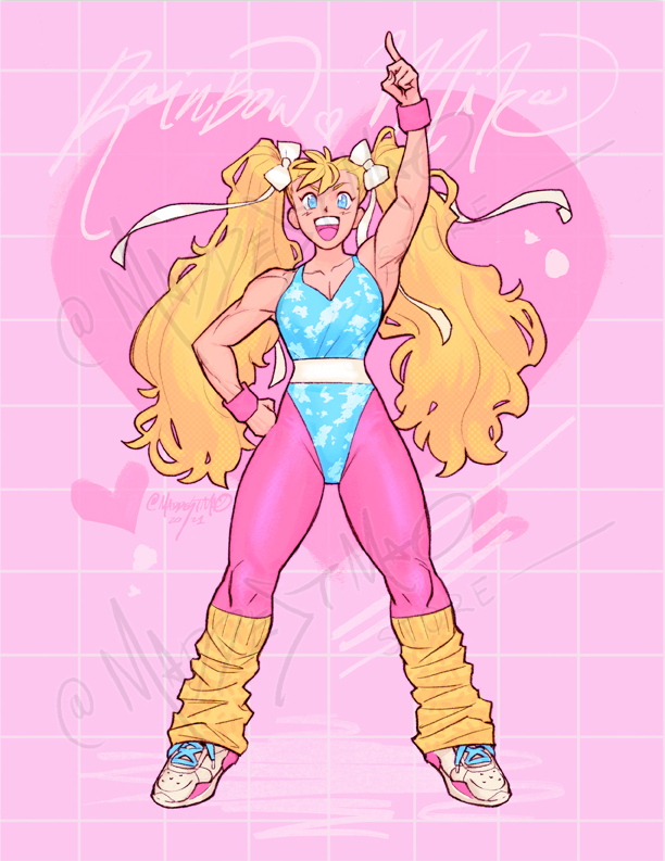 Aerobics Mika - Art Print