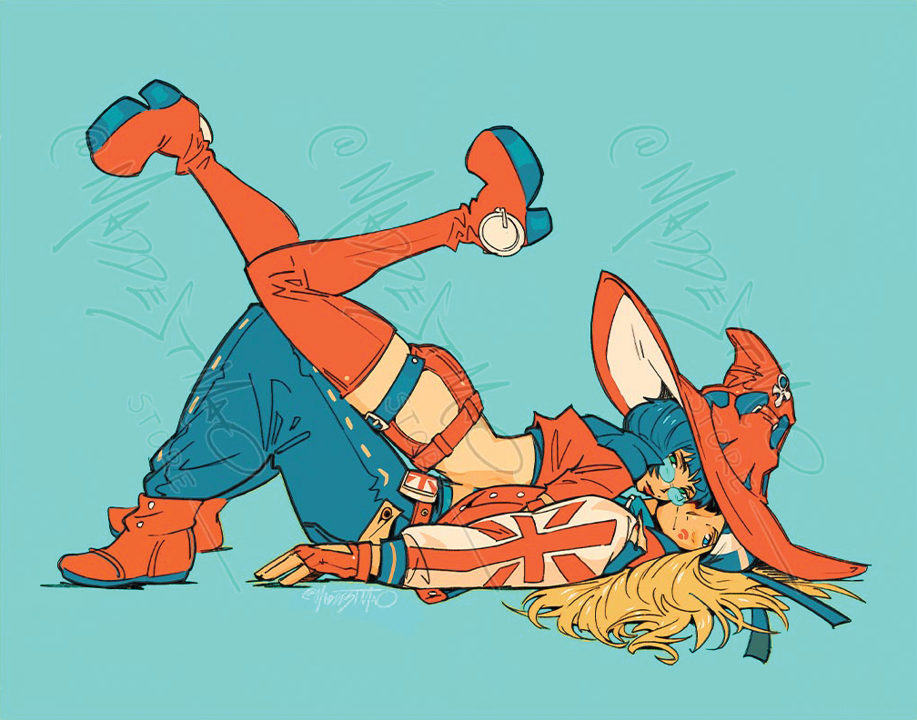 Axl + I-No - Art Print