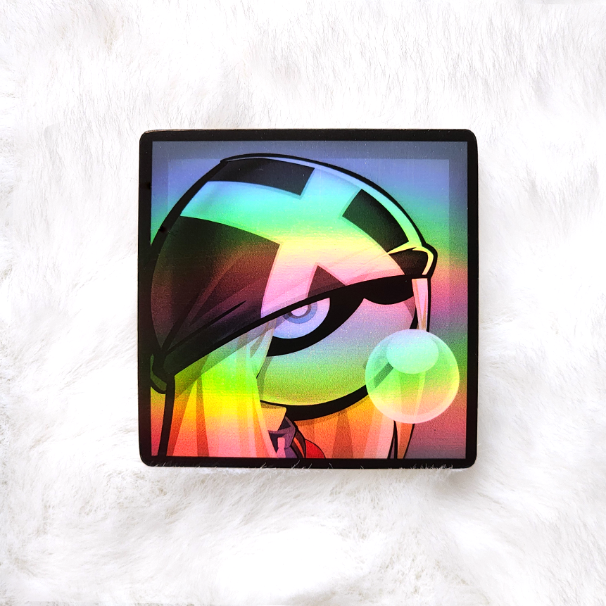 Axl + I-No Xbox 360 Gamerpic 2" Vinyl Stickers - Holographic, Matte