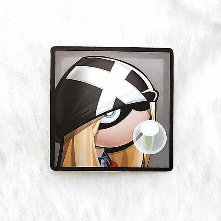 Axl + I-No Xbox 360 Gamerpic 2" Vinyl Stickers - Holographic, Matte