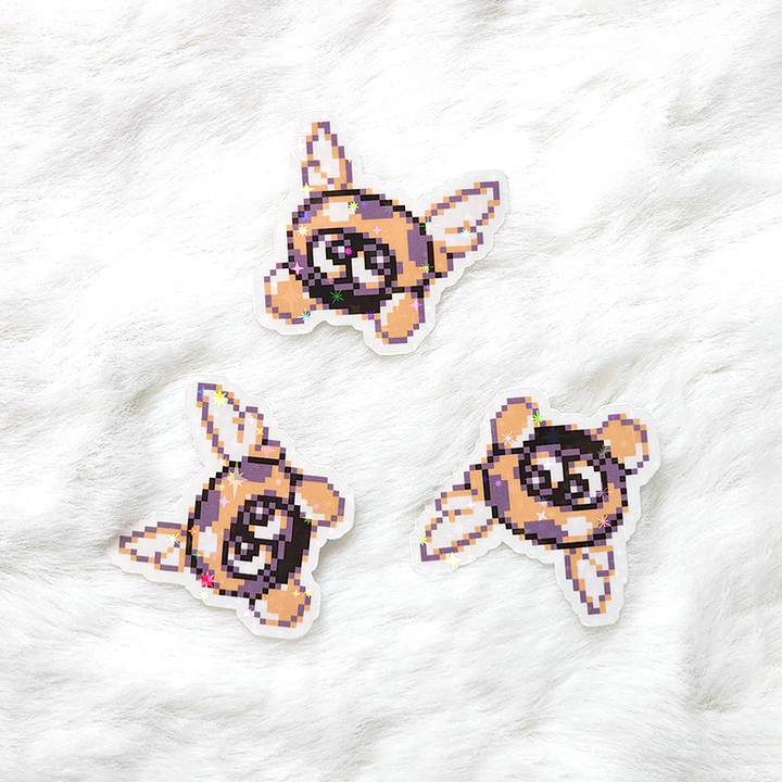 Trainer Axl + Parabiddybud Vinyl Stickers - Sparkle Holo