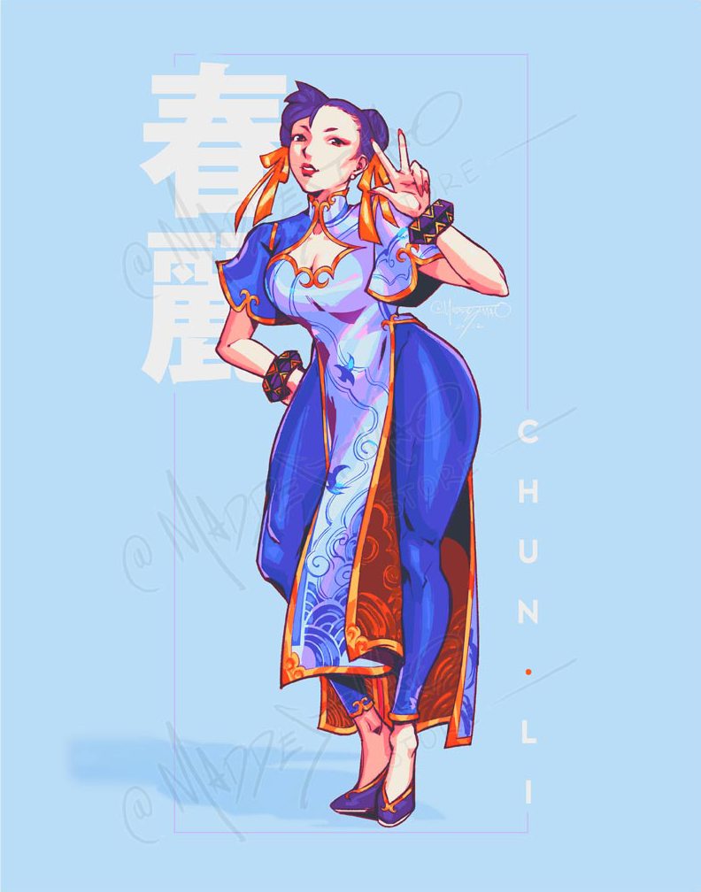 Chun-Li (SF6) - Art Print