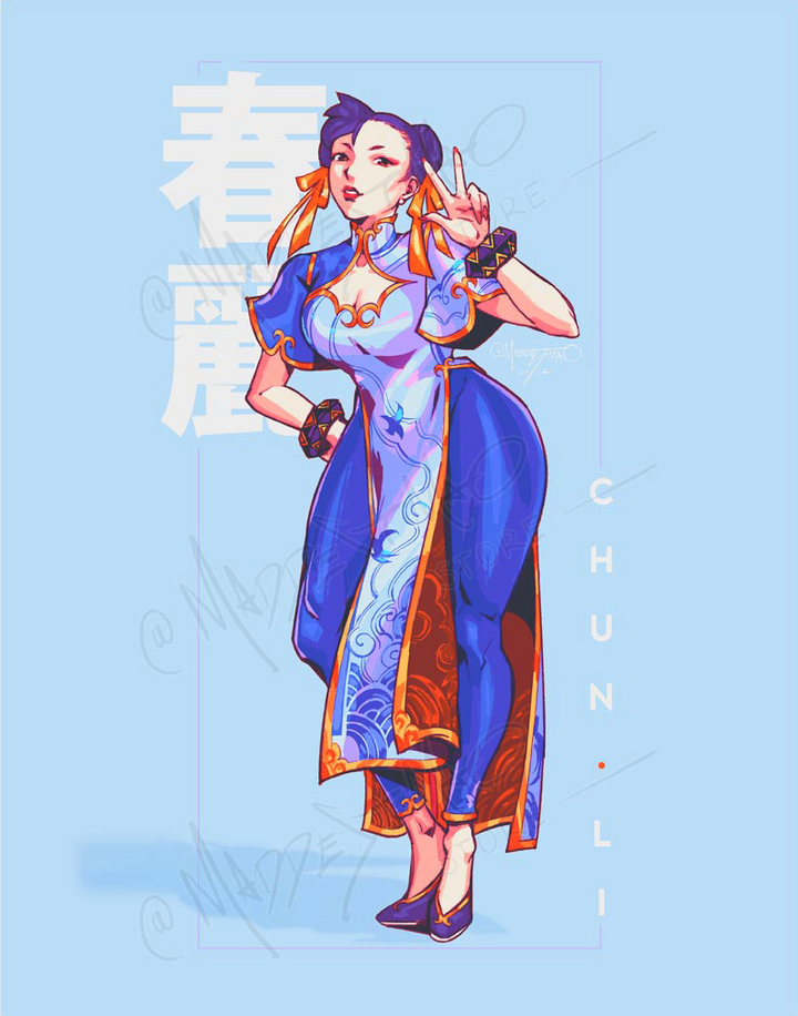 Chun-Li (SF6) - Art Print