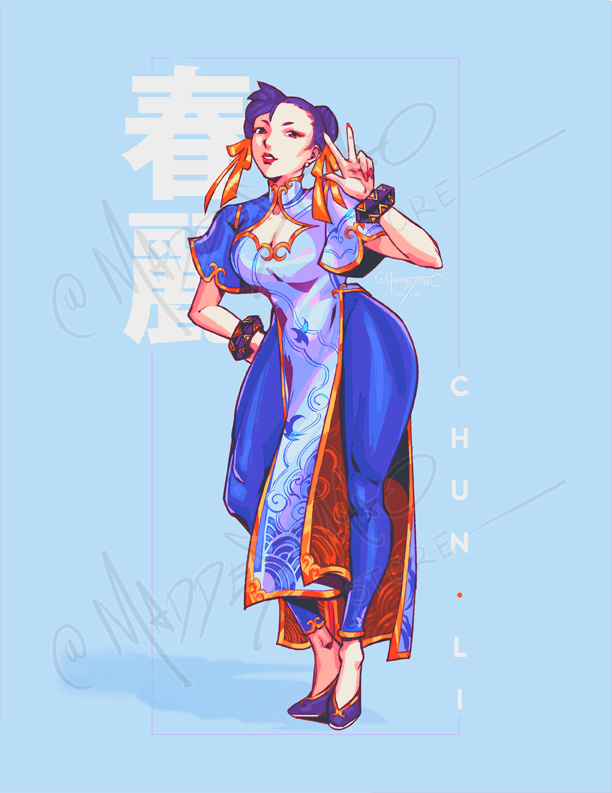 Chun-Li (SF6) - Art Print