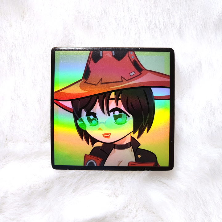 Axl + I-No Xbox 360 Gamerpic 2" Vinyl Stickers - Holographic, Matte