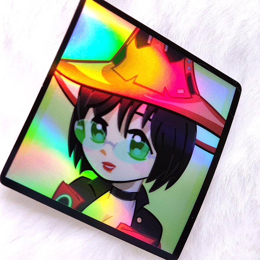 Axl + I-No Xbox 360 Gamerpic 2" Vinyl Stickers - Holographic, Matte