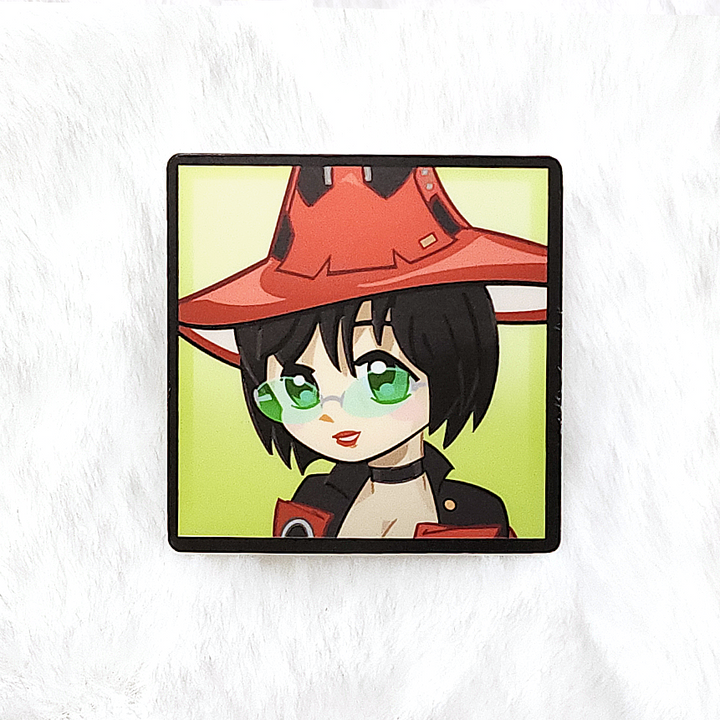 Axl + I-No Xbox 360 Gamerpic 2" Vinyl Stickers - Holographic, Matte