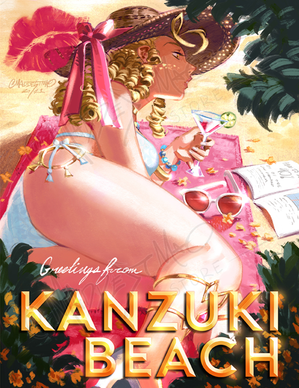 Kanzuki Beach - Art Print