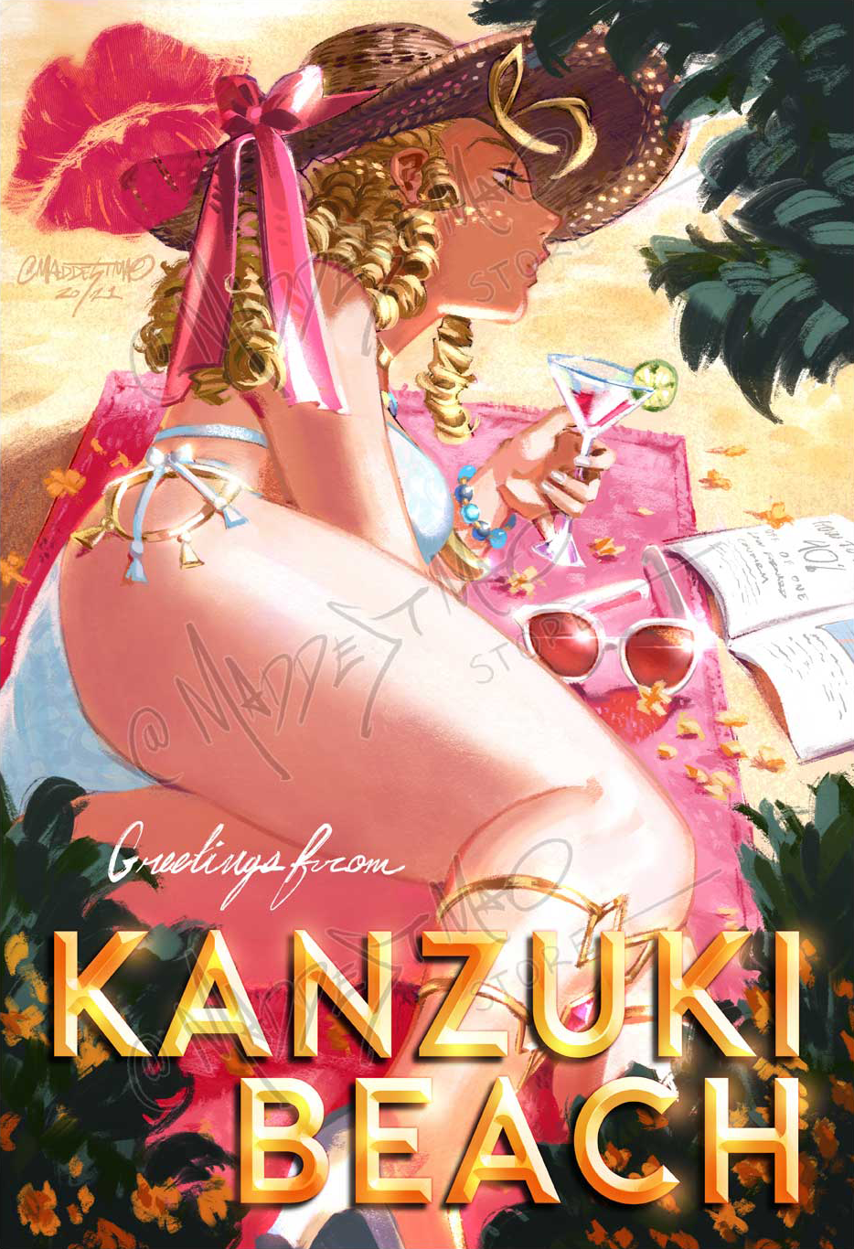 Kanzuki Beach - Art Print
