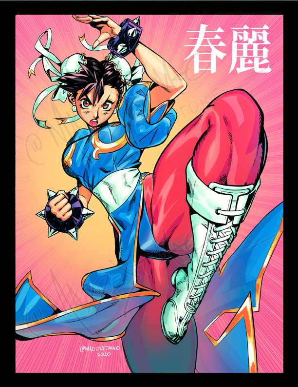 Manga Chun-Li - Art Print
