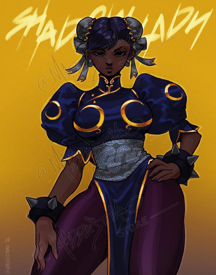 Shadowlady - Art Print