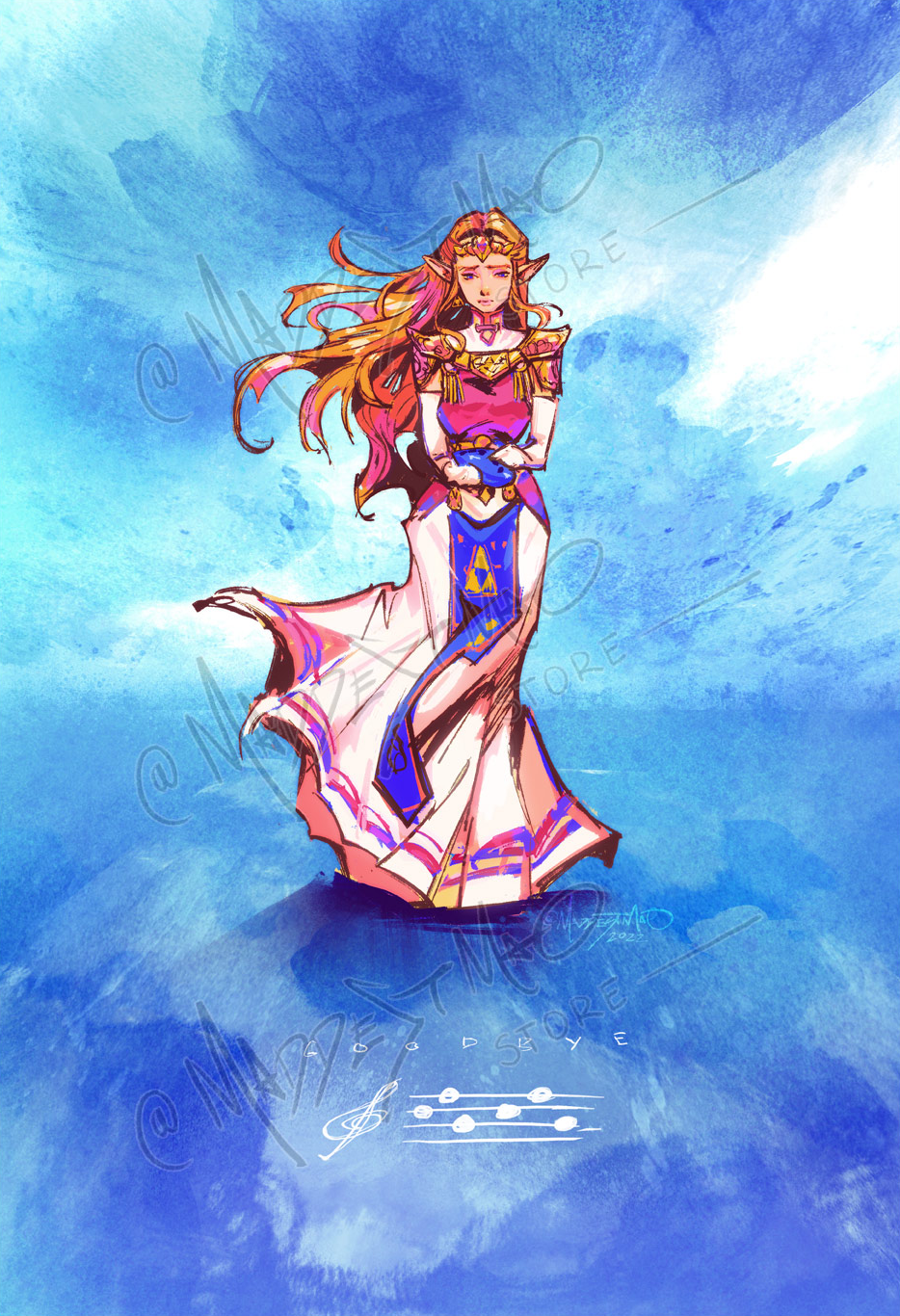 Zelda's Goodbye - Art Print